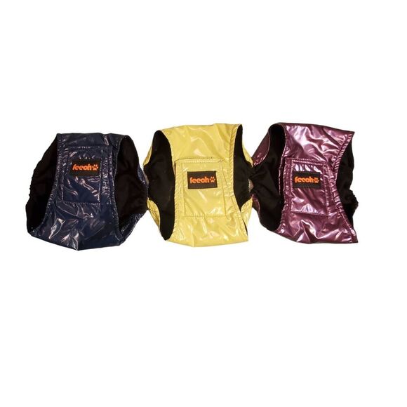 3 Pk Comfort-fit Washable Male Dog Diapers - Ultra-Absorbent Pet Belly Bands for - Picture 1 of 4